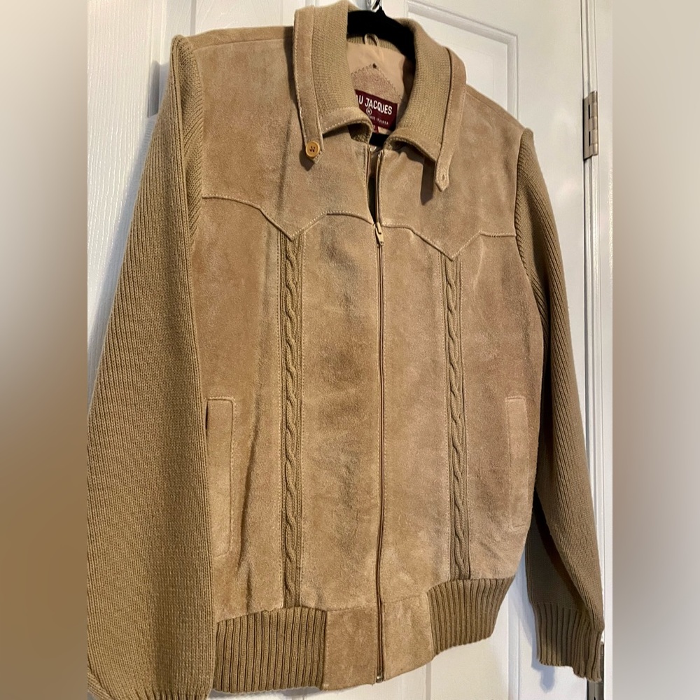 Vintage Beau Jacques Suade Knit Womens Jacket Size Medium
